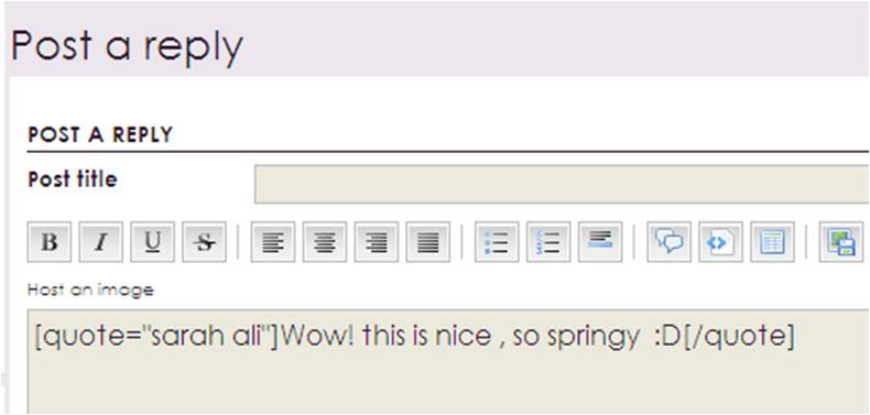 HOW TO . . . quote another poster in the forum How_to13