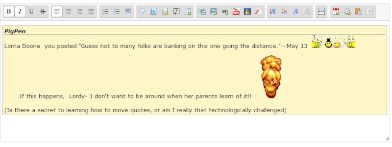 HOW TO . . . quote another poster in the forum Real10